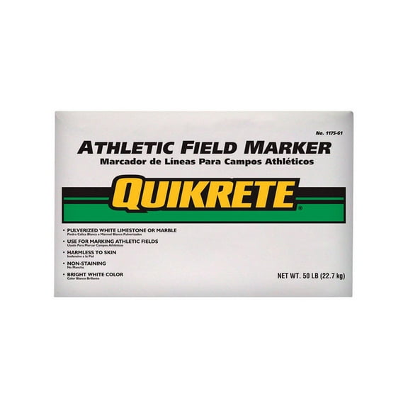 Quikrete 111160 Gravel White Athletic Field Marker 10 L x 4.5 H x 14 D in.