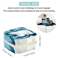 thumbnail image 5 of Polar Bear Travel Portable Square Earring Holder with Necklace Holder, Storage Box, and Travel Organizer - Ideal for Girls and Women, 5 of 6