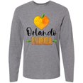 thumbnail image 3 of Inktastic Orlando Florida Orange in Heart Long Sleeve T-Shirt, 3 of 5