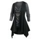 thumbnail image 1 of Conjunto Cárdigan Talla Extra Cadenas Cuello Vuelto Rosegal  Mangas largas de talla grande, 1 of 5