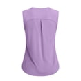 thumbnail image 7 of Extra Long Tank Tops for Women Women's Basic Sleeveless Tank Tops Round Neck Tunic Shirts Lightweight Casual Workout Tops for Daily Wear Purple L, 7 of 7