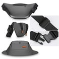 thumbnail image 4 of Bolsa de pecho cruzada para exterior para hombres, mujer, mochila pequeña tipo bandolera con poliéster resistente al agua, bolsa ligera para senderismo y ciclismo para el móvil y llaves de cartera, 4 of 7