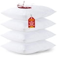 thumbnail image 1 of Paquete de 8 protectores de almohada Utopia Bedding, impermeables, con cierre de cremallera, 51 x 66 cm, 1 of 6