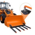 thumbnail image 3 of Studyset 48" Clamp On Debris Forks, 2500 lbs Capacity Heavy Duty Clamp On Pallet Forks Bucket Attachments Tractor Bucket Forks for Loader Bucket Skidsteer Tractor,Quick Attach Loader Bucket, 3 of 8