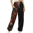 thumbnail image 6 of Rciityk Women's Christmas Sweatpants Baggy Christmas Tree Santa Claus Printed High Waisted with Pockets Winter Casual Loose Joggers Trousers, 6 of 6