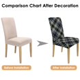 thumbnail image 7 of Moroccan Geometric Dining Chair Covers Set of 4, Washable Polyester Slipcovers, Stretch Removable Seat Protectors for Rustic Home Party Kitchen Use, 7 of 7