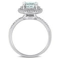 thumbnail image 4 of Everly Women's Aquamarine 10k White Gold Ring, 4 of 8