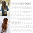 thumbnail image 1 of Pinzas para trenzas de pelo anillos para trenzas de pelo moda 90 piezas desfiles de moda exposiciones fotográficas para fiestas bodas ANGGREK Otros, 1 of 8