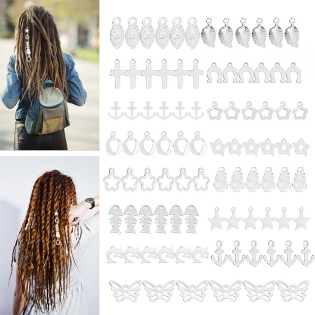 Pinzas para trenzas de pelo anillos para trenzas de pelo moda 90 piezas desfiles de moda exposiciones fotográficas para fiestas bodas ANGGREK Otros