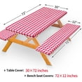 thumbnail image 3 of Mesa De Pvc, Juego De Cena, Protector De Escritorio Rectangular, Cubiertas De Banco A Cuadros, Jardín, Patio, Picnic, Fiesta, Bodas, Decoración Advancent HA045644-02, 3 of 6