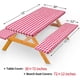 thumbnail image 3 of Mesa De Pvc, Juego De Cena, Protector De Escritorio Rectangular, Cubiertas De Banco A Cuadros, Jardín, Patio, Picnic, Fiesta, Bodas, Decoración Noticed HA045644-02, 3 of 6