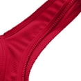 thumbnail image 6 of Feancey Sports Bras for Women Large Bust Front Closure Bra Plus Size Casual Push up Bralettes Seamless No Underwire Brassiere Red M, 6 of 8