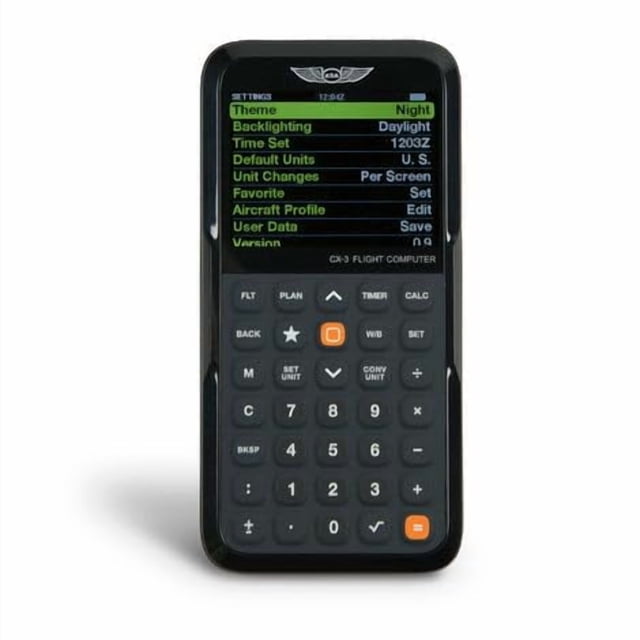Computadora de vuelo ASA CX-3 Electrónica Avanzada E6B