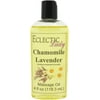 Chamomile Lavender Massage Oil by Eclectic Lady, 4 oz, Sweet Almond Oil and Jojoba Oil