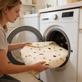 thumbnail image 4 of WUJGXI Burrito Tortilla Taco Blanket Realistic Tortilla Throw Blanket Funny Gifts for Women Men Christmas Birthday Gifts 80x80cm, 4 of 5