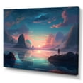 thumbnail image 2 of Designart "Coastal Horizon II" Modern Landscape Beach Wall Decor, 2 of 5