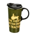 thumbnail image 1 of Evergreen Ceramic Better View Travel Coffee Mug, 17 ounces, 1 of 2