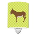 thumbnail image 1 of Carolines Treasures BB7675CNL Cotentin Donkey Green Ceramic Night Light, 1 of 1