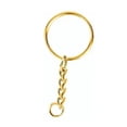 thumbnail image 1 of Keychain Chain,Key Rings Chains Golden Key Chain Chain Key Rings Chains Convenient Use, 1 of 8
