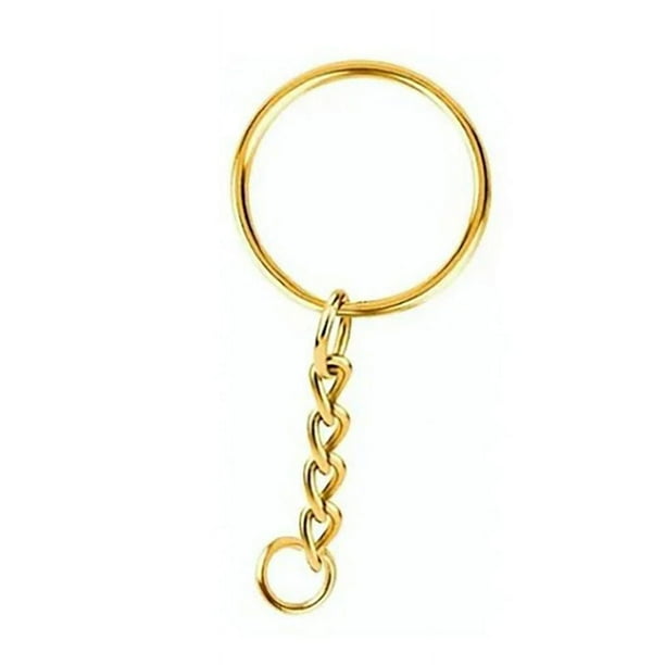 Porte-clés Motard En Métal Argenté Avec Chaîne Et Anneau