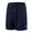 Navy, variant on Men's Waffle Shorts with Zipper Pockets 5'' Inseam Soft Elastic Waist Shorts for Athletic Workout Lounge Black