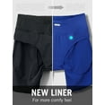 thumbnail image 4 of BALEAF Women's 7 Inches Long Running Shorts Back Zipper Pocketed Lounge Athletic Gym Shorts with Liner Royal Blue Size L, 4 of 6