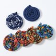 thumbnail image 4 of CSChome Corde à Cheveux en Spirale Style Ethnique Rétro Imprimé Dreadlocks Attache Cheveux Fil de Fer Flexible Fait Main Support de Queue de Cheval Accessoires pour Cheveux, 4 of 7