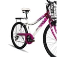 thumbnail image 3 of Bicicleta Black Panther Lady Africa R24 Canasta Plegable Rosa, 3 of 3