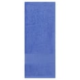 thumbnail image 1 of Toallas de mano de algodón absorbentes y suaves REGALWOVEN con patrón texturizado sólido (13 x 30 pulgadas) azul, juego de 1 pieza, 1 of 7