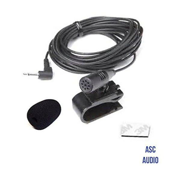 zege gelijkheid nogmaals ASC Audio BlueTooth Car Stereo Mic Microphone Assembly Kit for select  Pioneer / Premier Car DVD Navigation External Voice Control Command Radio-  CPM1064 CPM1084 CPM1083 AVIC DEH N1 N2 N3 Z1 Z2