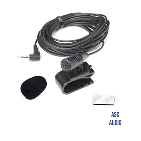 ASC Audio BlueTooth Car Stereo Mic Microphone Assembly Kit for select Pioneer / Premier Car DVD Navigation External Voice Control Command Radio- CPM1064 CPM1084 CPM1083 AVIC DEH N1 N2 N3 Z1 Z2 Z3