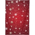 thumbnail image 2 of SKYSONIC Christmas Snowflake Tablecloth Waterproof Washable Polyester Square Table Cover Durable Tablecloth for Kitchen Dining Table Party Decor (60 X 120 Inch), 2 of 7