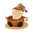 thumbnail image 4 of Cesta de muñecas navideñas, cesta de dulces de dibujos animados, adorno de decoración para fiestas, centro de mesa , Papá Noel, Grande, 4 of 8