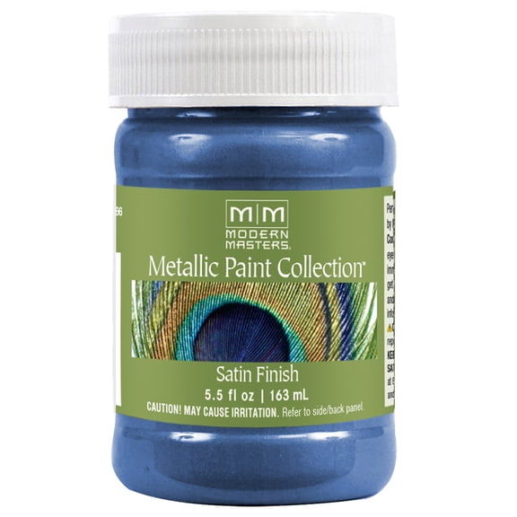 6 oz Modern Masters ME655 Sapphire Metallic Paint Collection Water-Based Decorative Metallic Paint