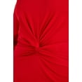 thumbnail image 3 of Ashley Stewart Knotted Midaxi A Line Dress, Equestrian Red, Size 10/12, 3 of 4