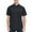 Black, variant on TOPTIE Men's Short Sleeve Polo Shirt, Regular Fit Athletic Quick-Dry Golf Shirt-Black-S