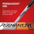 thumbnail image 2 of Sharpie Retractable Permanent Markers, Fine Point, Black, 2 Count, 2 of 5