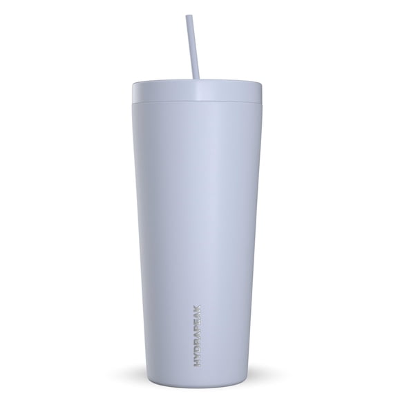 Hydrapeak Traveler 25oz Insulated Tumbler, Stainless Steel Travel Coffee Mug, Double Wall Vacuum Insulation, Tumbler with Lid & Straw, Water Bottle with Straw, Insulated Tumblers, Water Cup, Iceberg