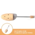 thumbnail image 6 of REACHISE 1 Pair Adjustable Wooden Shoe Stretcher Wood Shoe Stretcher Men Wooden Men Shoe Stretcher Shop Adjustable Shoes Expander Stretcher, 6 of 9
