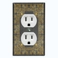 thumbnail image 1 of Metal Light Switch Plate Outlet Cover (French Victorian Frame - Single Duplex), 1 of 2