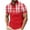 Pink, variant on yillto Men's Big and Tall Plaid Shirts Short Sleeve Golf Shirt Slim Casual Buttons T-Shirts Tops