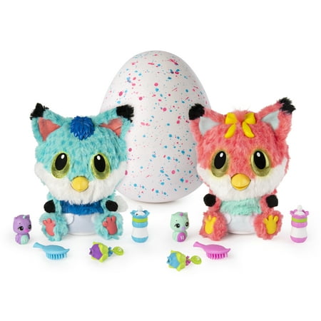 Hatchimals, HatchiBabies Foxfin, Hatching Egg with Interactive Toy Pet Baby (Styles May Vary), Walmart Exclusive, for Ages 5 and