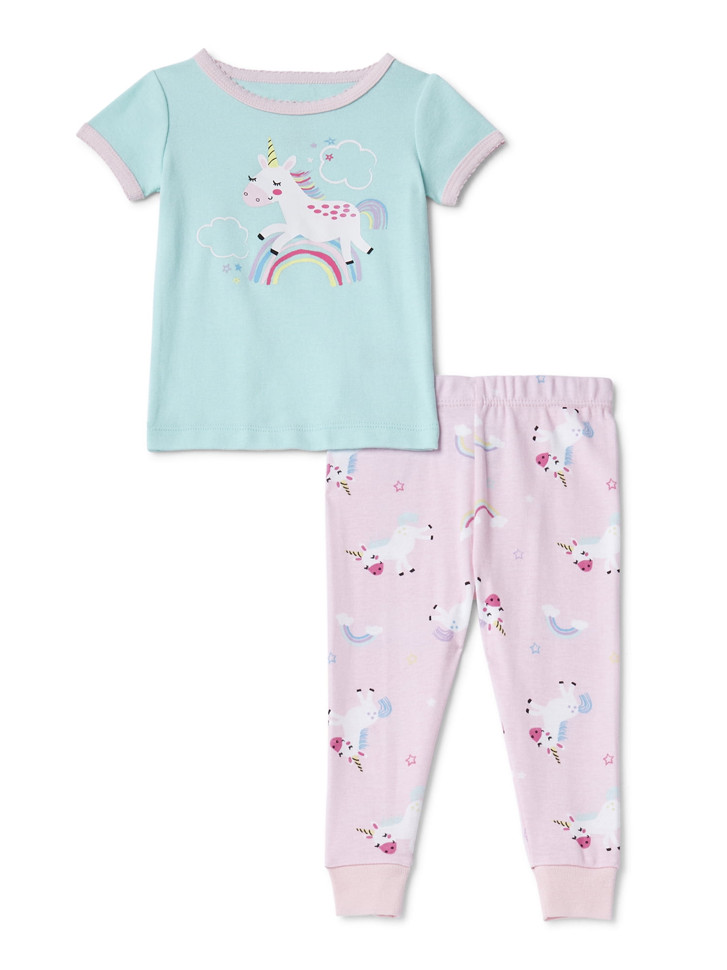Details about   Lightning Bug Toddler Girls 2Pc Unicorn Pajama Set Size 2T 