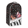thumbnail image 2 of HELLHERO Mixer Cover for Polyester Lightweight with Washable, Santa Claus and The Piano, 2 of 6