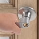 thumbnail image 2 of 1 Juego de perilla de puerta de entrada con llave, cerradura de puerta Interior y Exterior, cerradura de perilla para dormitorio y baño, 2 of 6