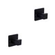 thumbnail image 3 of Kearding Gancho cuadrado de aluminio para toallas de baño, dormitorio, hogar, baño, ropa, bolso, soporte colgante, accesorios Negro 2Conjunto, 3 of 6