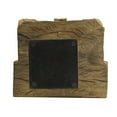 thumbnail image 5 of CC Home Furnishings Distressed Wooden Pillar Base on Metal Stand - 15.75" - Brown and Black, 5 of 9
