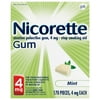 Nicorette Nicotine Gum, Stop Smoking Aids, 4 Mg, Fresh Mint, 170 Count