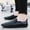 🔥 Black, variant on Sentmoon Sandles Flats for Women Men's Fashion Casual Spring and Summer Solid Color Soft Soled Loafers Leather Shoes