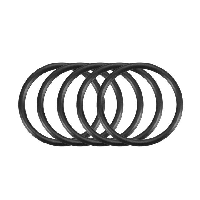 100Pcs 26mm x 1.9mm Anillo de goma nitrilo flexible negro, arandela de sellado de aceite, grommets